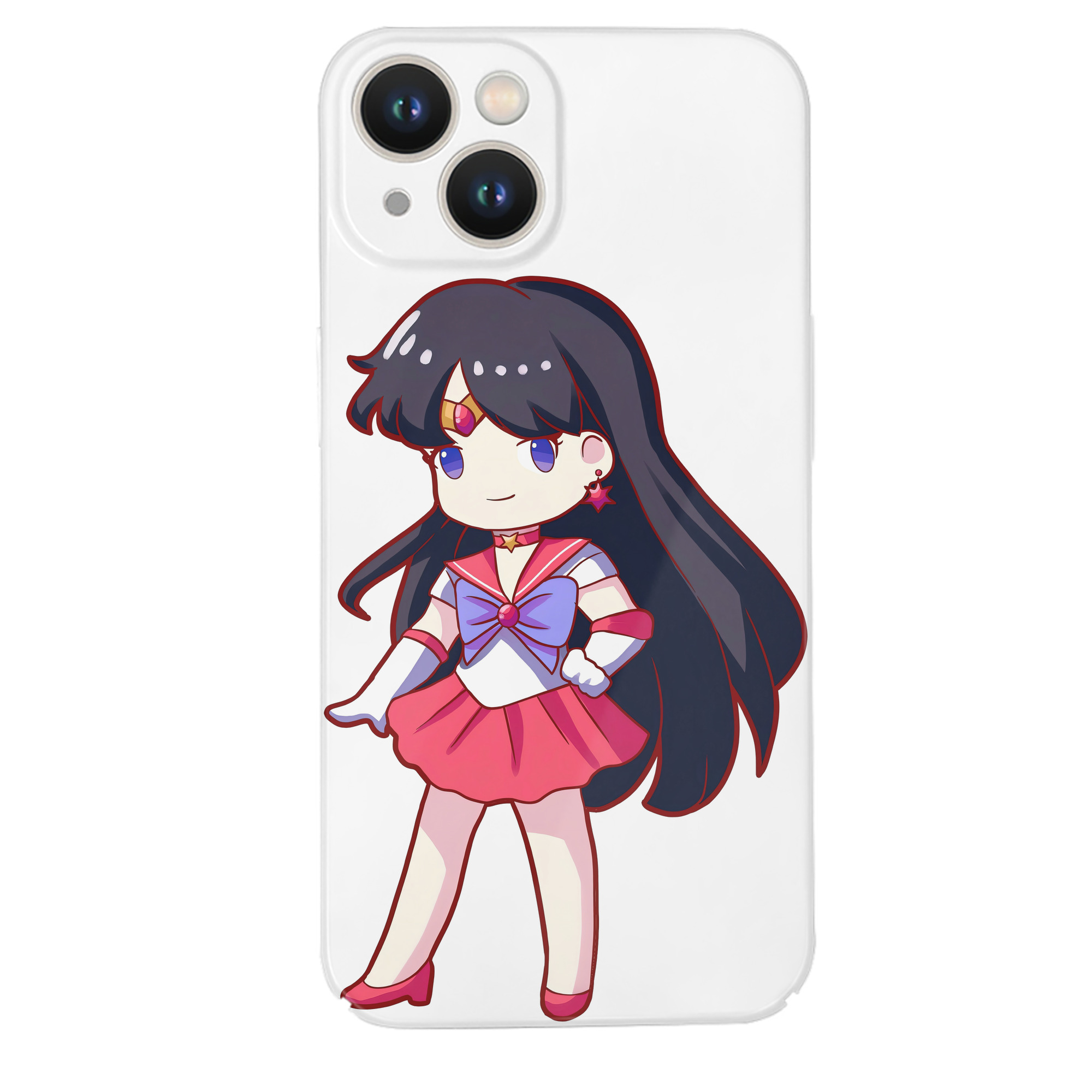 （画像用） 美少女戦士セーラームーン 火野レイ ひの レイ Sailor Moon Hino Rei （セーラーマーズ,Sailor Mars） 【iPhone 14シリーズ対応】ハードケース